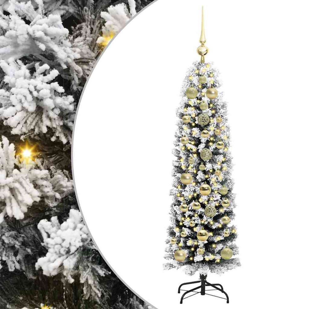 Artificial Christmas tree POLAR EMBER, Green 150 cm., steel, plastic