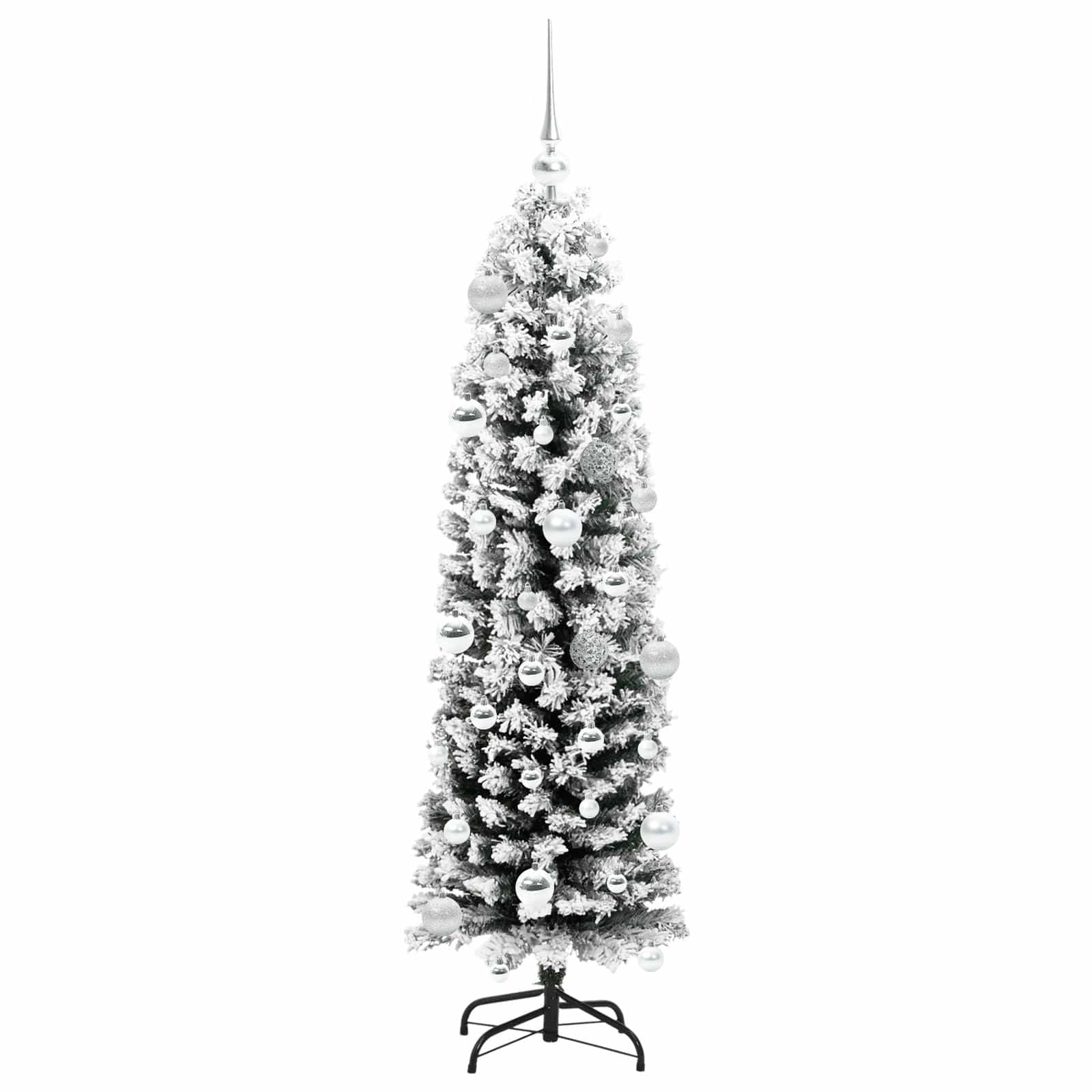 Mākslīgā Ziemassvētku eglīte zaļa 150 cm PVC, tērauds un plastmasa