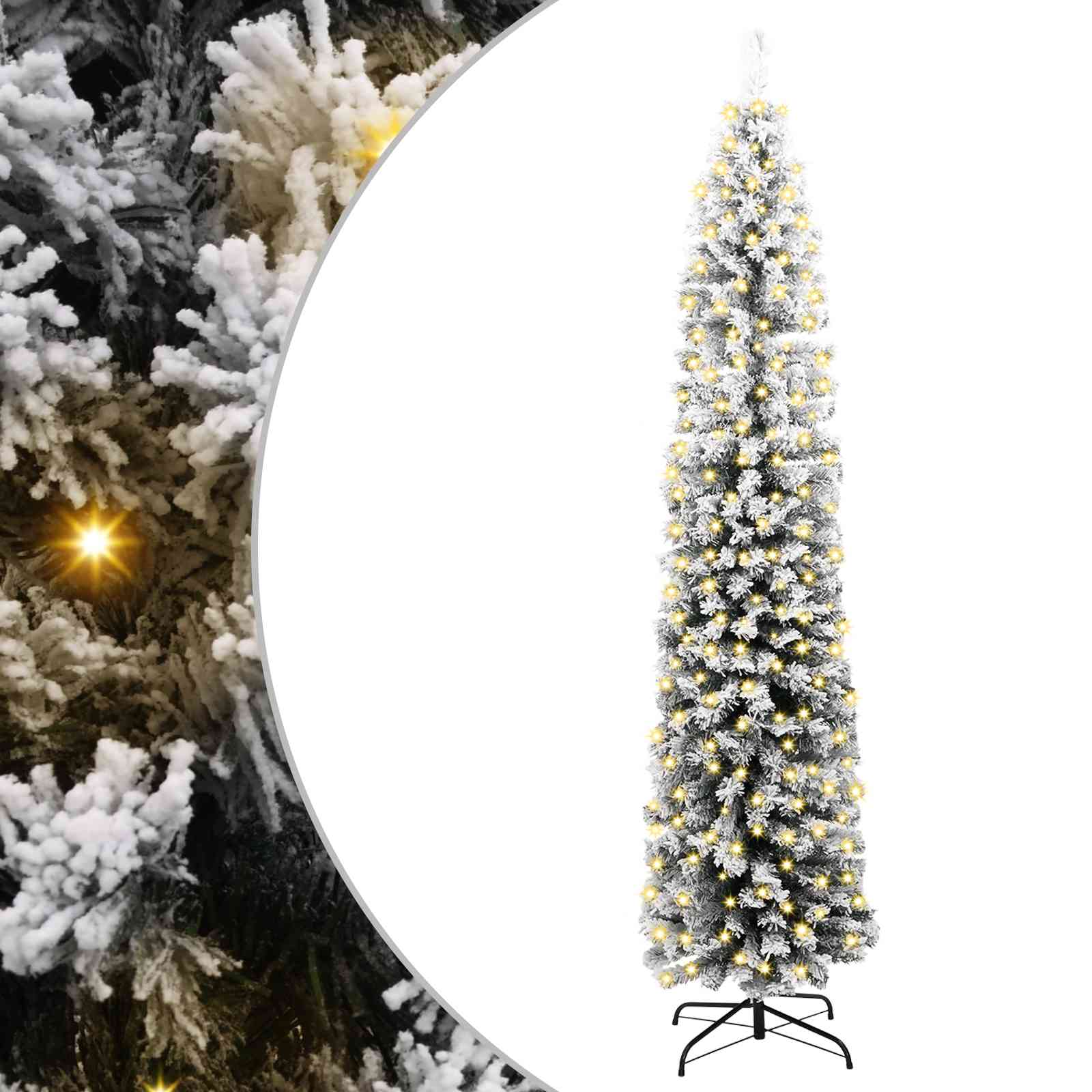 Dirbtinė Kalėdų eglutė Žalia 180 cm PVC, plienas ir plastikas