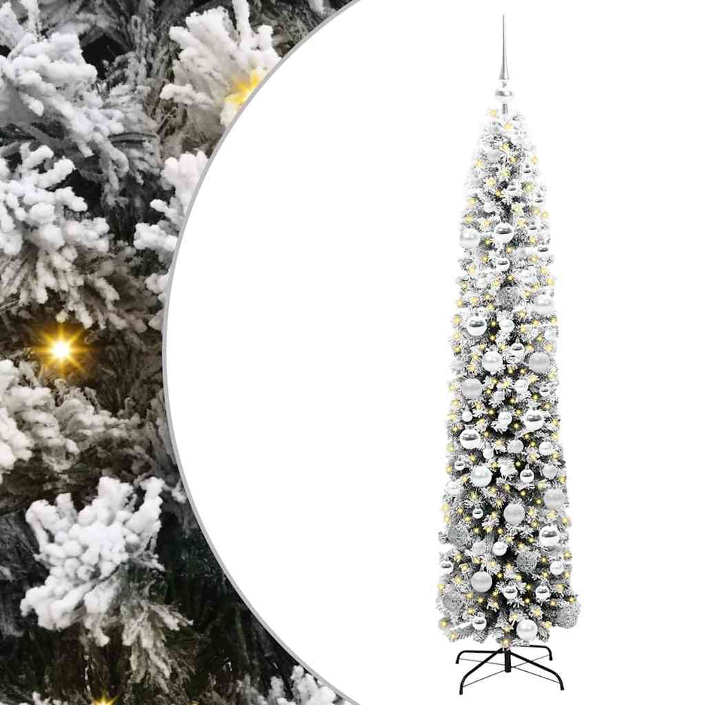 Artificial Christmas Tree Green 180 cm PVC, steel and plastic