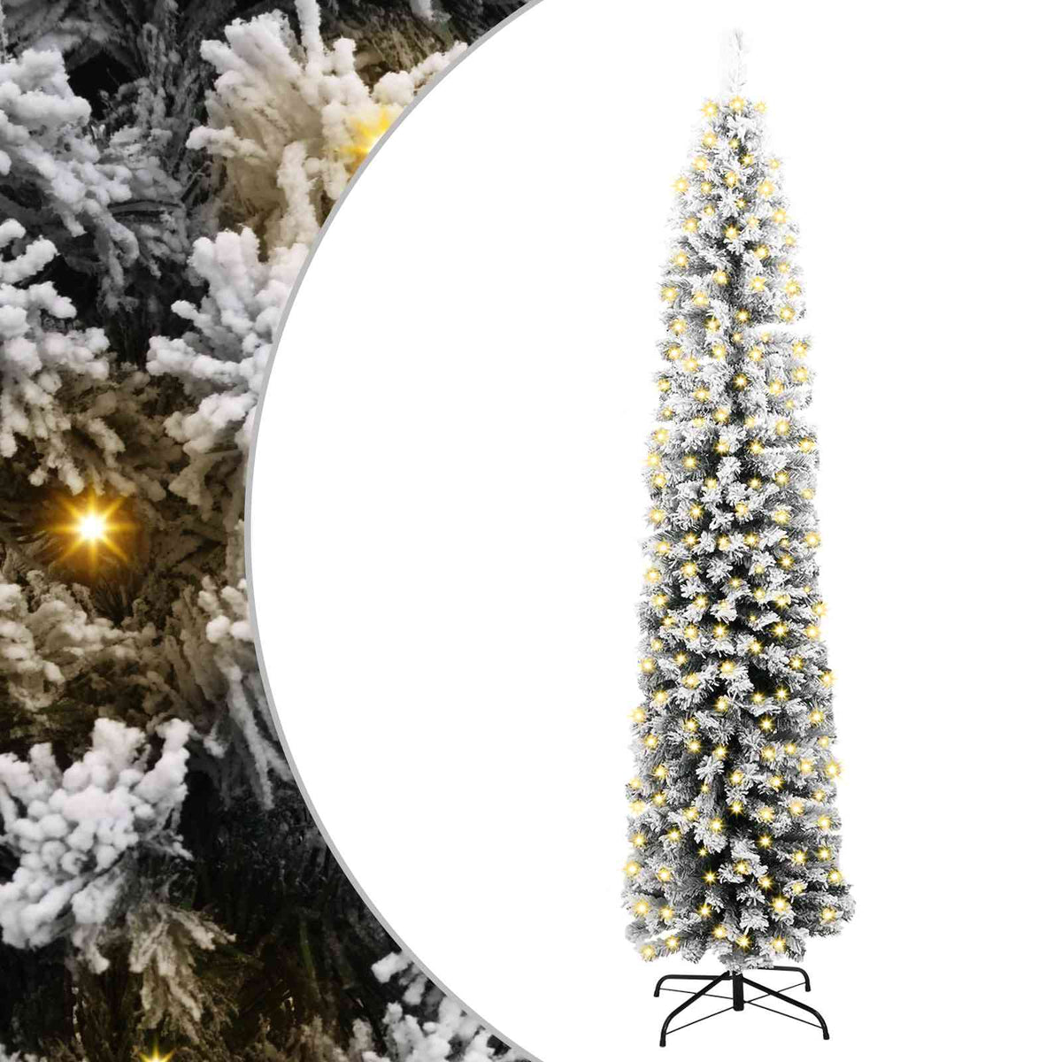 Dirbtinė Kalėdų eglutė Žalia 210 cm PVC, plienas ir plastikas