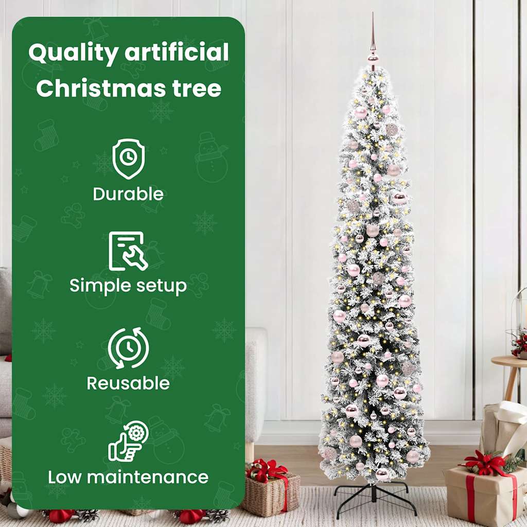 Mākslīgā Ziemassvētku eglīte BLOOM AURORA, Zaļa 210 cm, tērauds, plastmasa