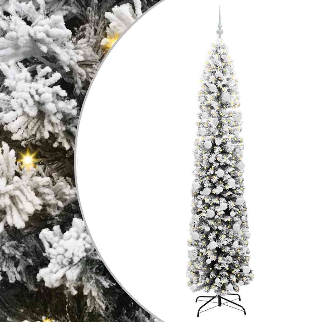 Mākslīgā Ziemassvētku eglīte zaļa 210 cm PVC, tērauds un plastmasa