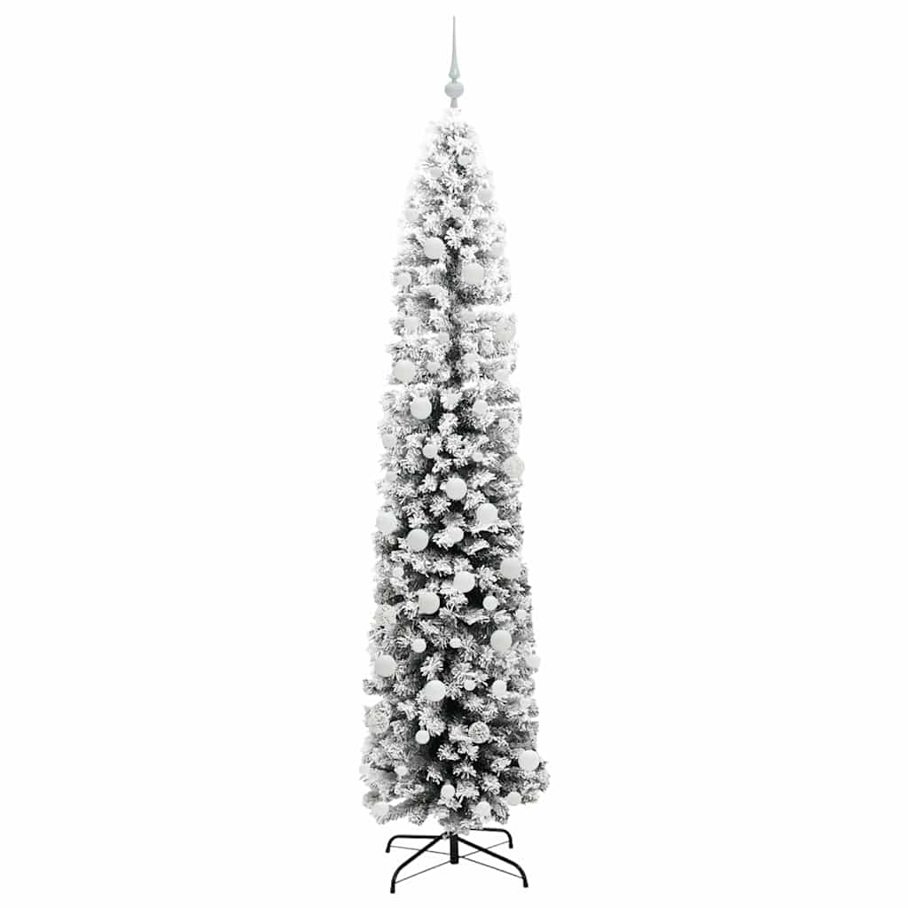 Mākslīgā Ziemassvētku eglīte zaļa 210 cm PVC, tērauds un plastmasa