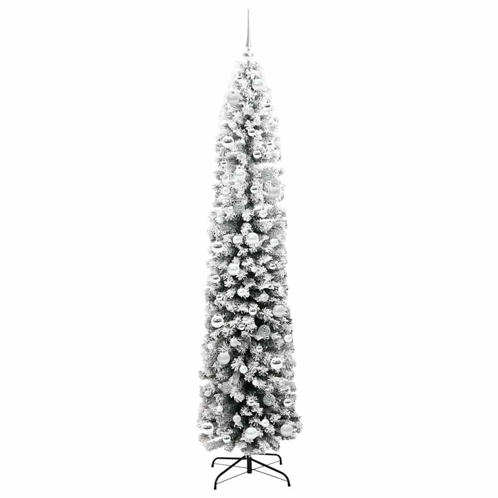 Artificial Christmas Tree Green 210 cm PVC, steel and plastic