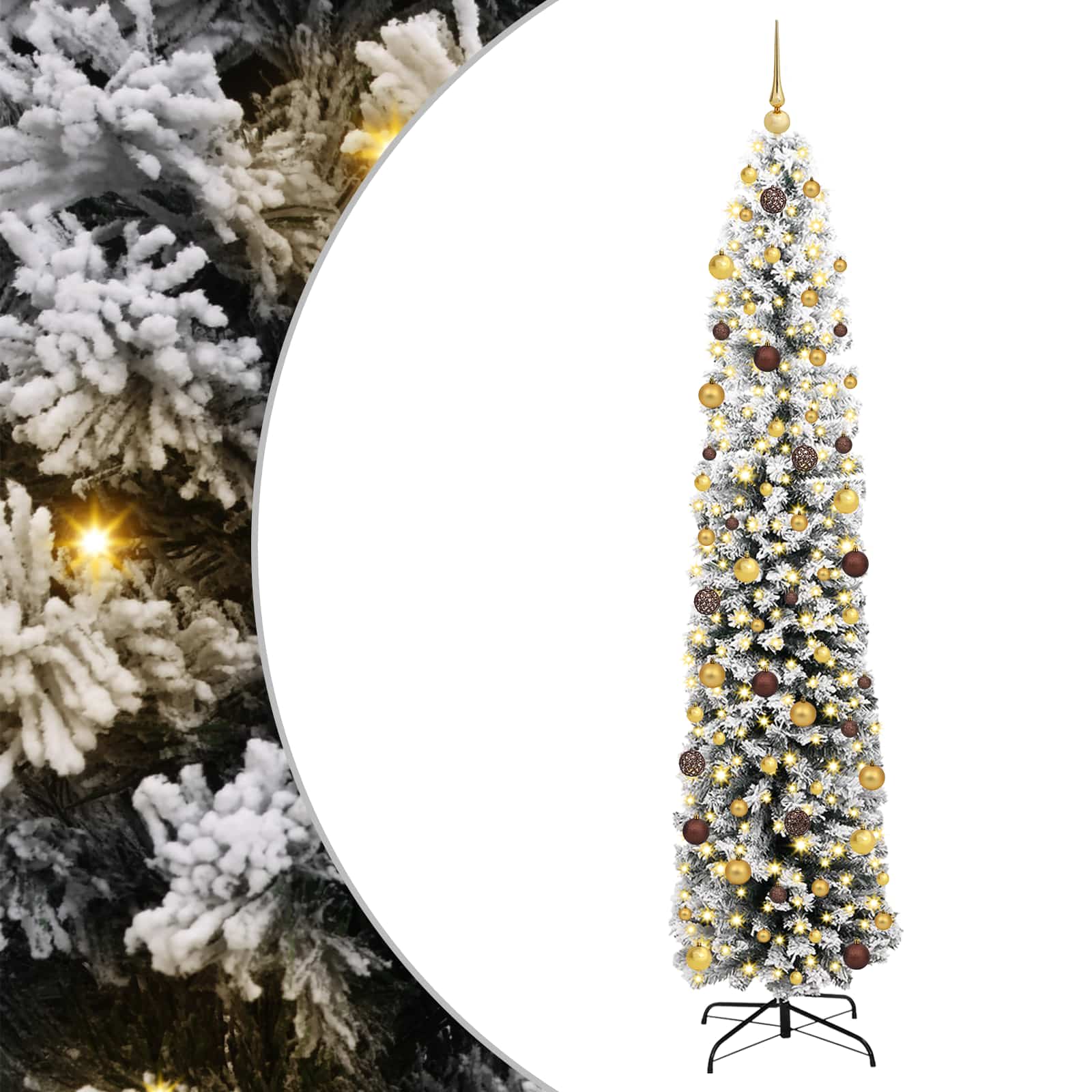Dirbtinė Kalėdų eglutė Žalia 240 cm PVC, plienas ir plastikas