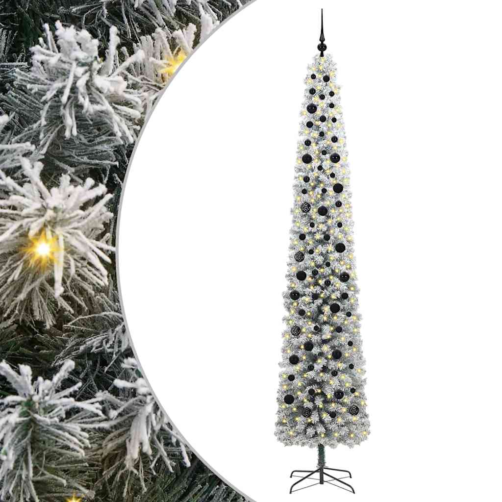 Mākslīgā Ziemassvētku eglīte zaļa 270 cm PVC, tērauds un plastmasa