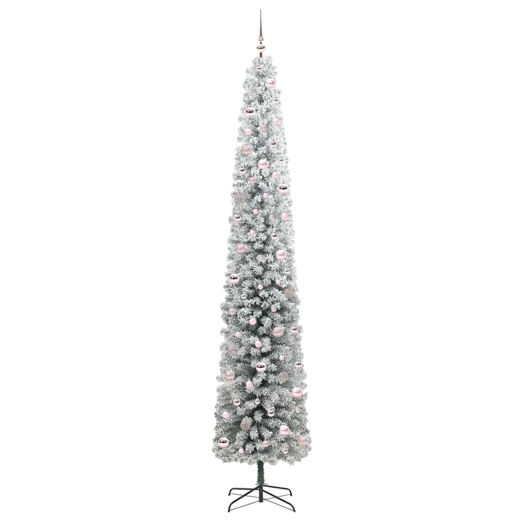 Artificial Christmas Tree Green 270 cm PVC, steel and plastic