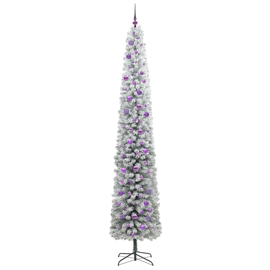 Mākslīgā Ziemassvētku eglīte zaļa 270 cm PVC, tērauds un plastmasa