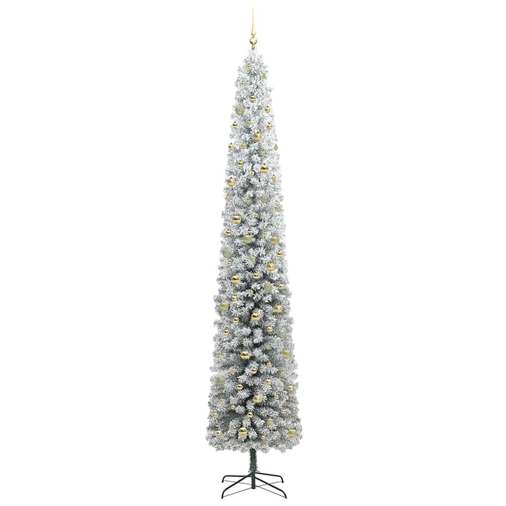 Dirbtinė Kalėdų eglutė Žalia ir balta 300 cm