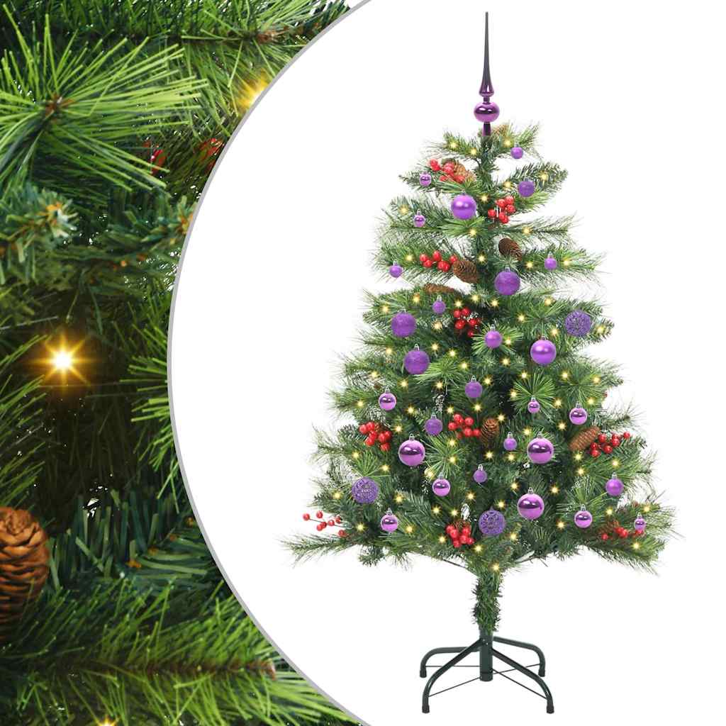 Dirbtinė Kalėdų eglutė Žalia 150 cm PVC ir metalas