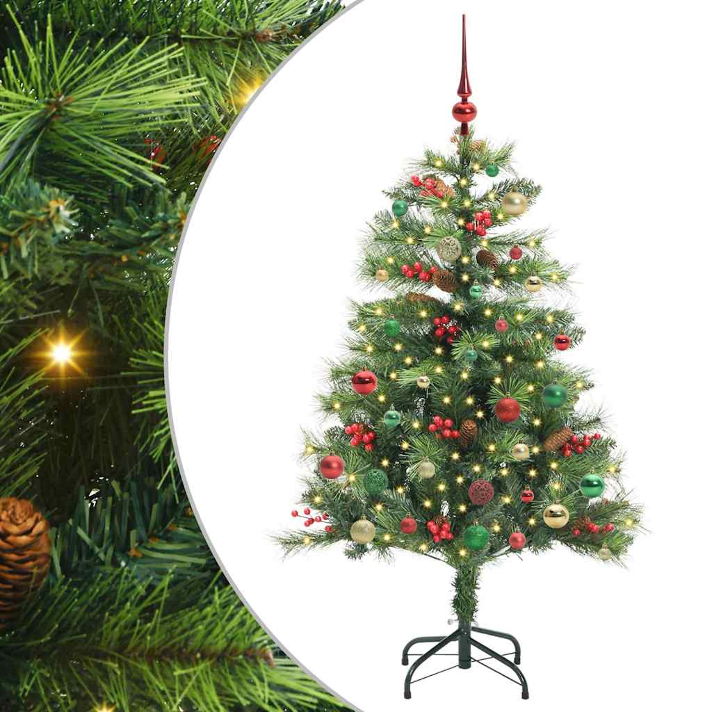 Dirbtinė Kalėdų eglutė Žalia 150 cm PVC ir metalas