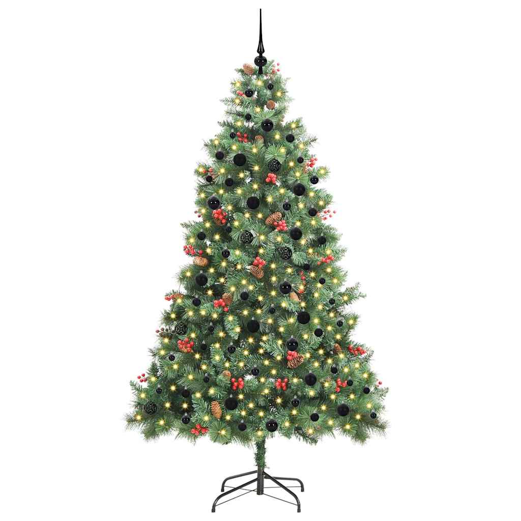 Dirbtinė Kalėdų eglutė Žalia 240 cm PVC ir metalas