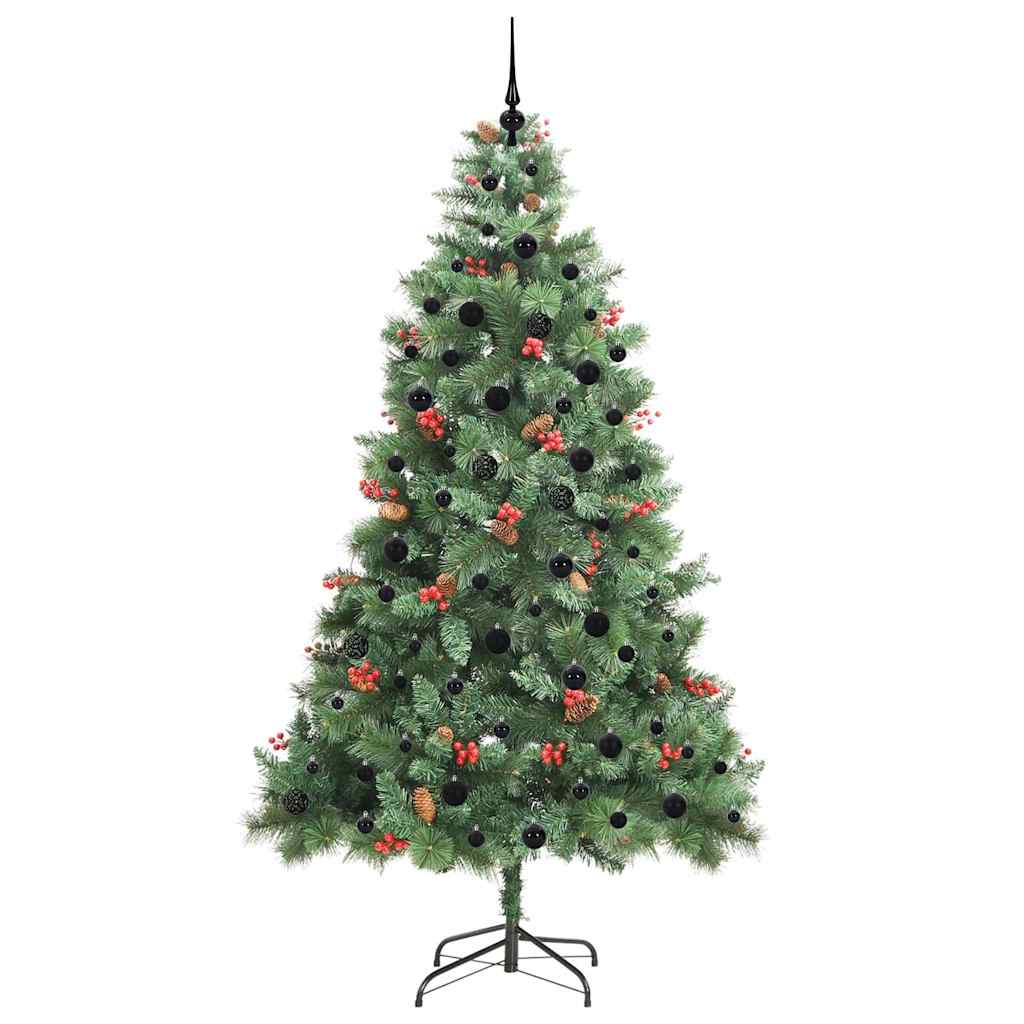 Dirbtinė Kalėdų eglutė Žalia 240 cm PVC ir metalas