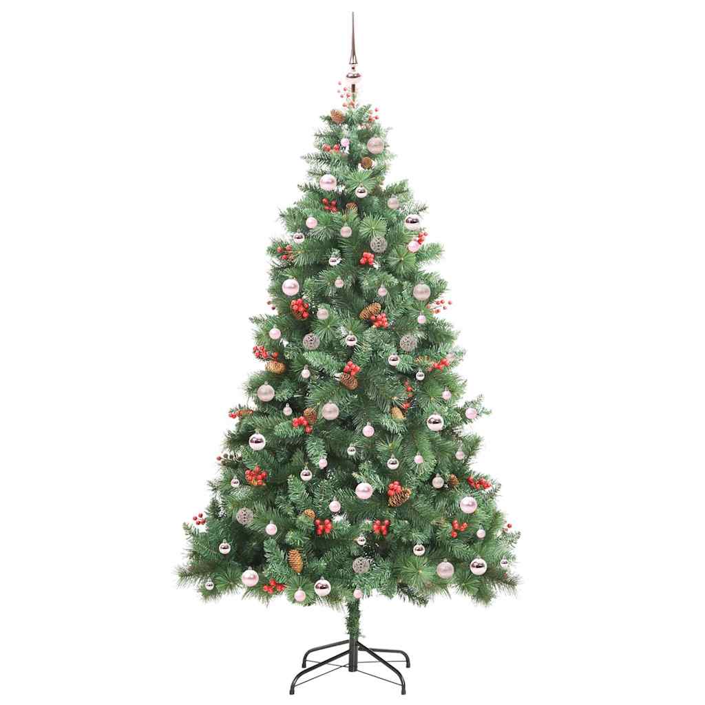 Dirbtinė Kalėdų eglutė Žalia 240 cm PVC ir metalas