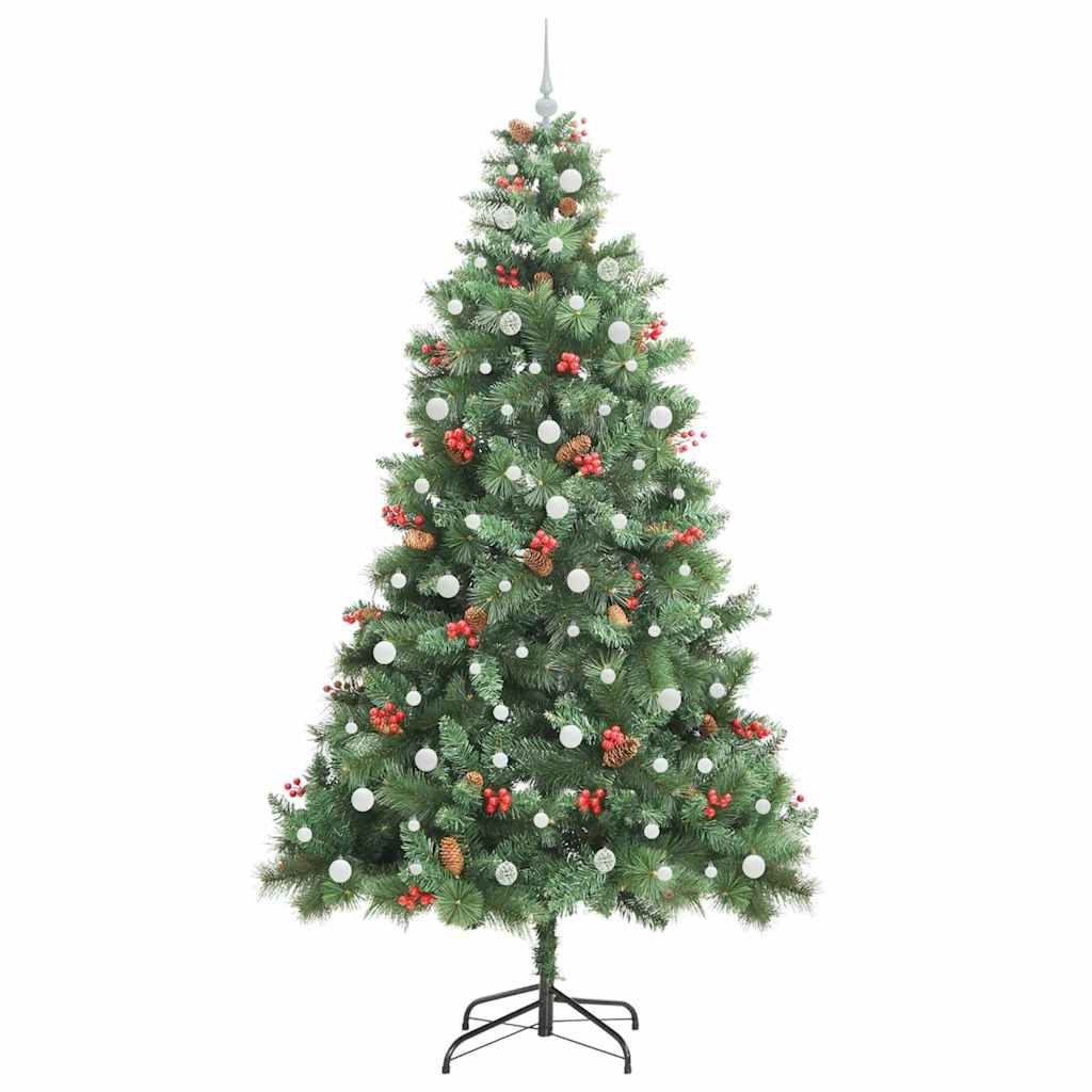 Dirbtinė Kalėdų eglutė Žalia 240 cm PVC ir metalas