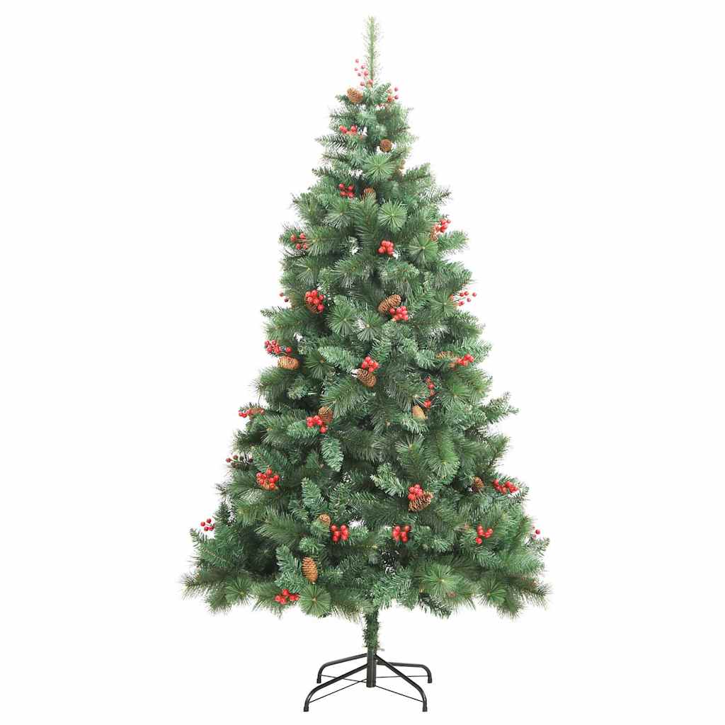 Dirbtinė Kalėdų eglutė Žalia 240 cm PVC ir metalas