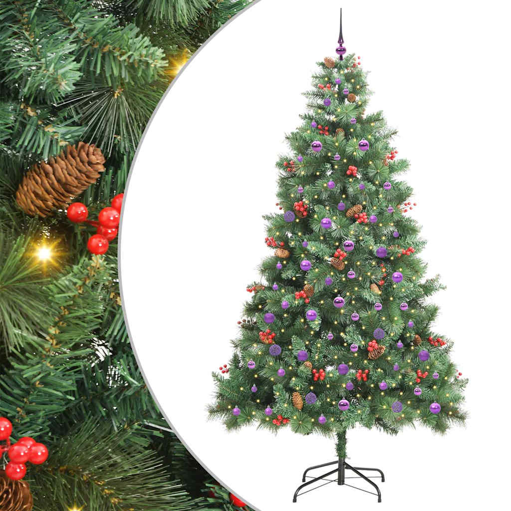 Dirbtinė Kalėdų eglutė Žalia 240 cm PVC ir metalas
