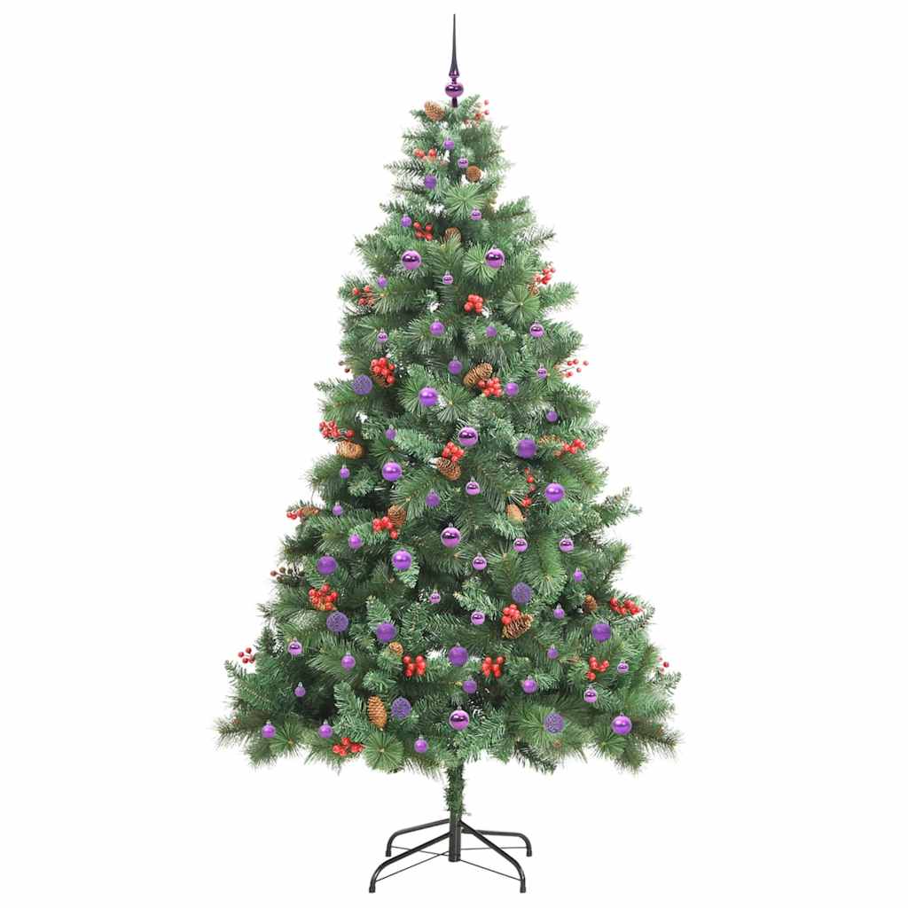 Dirbtinė Kalėdų eglutė Žalia 240 cm PVC ir metalas