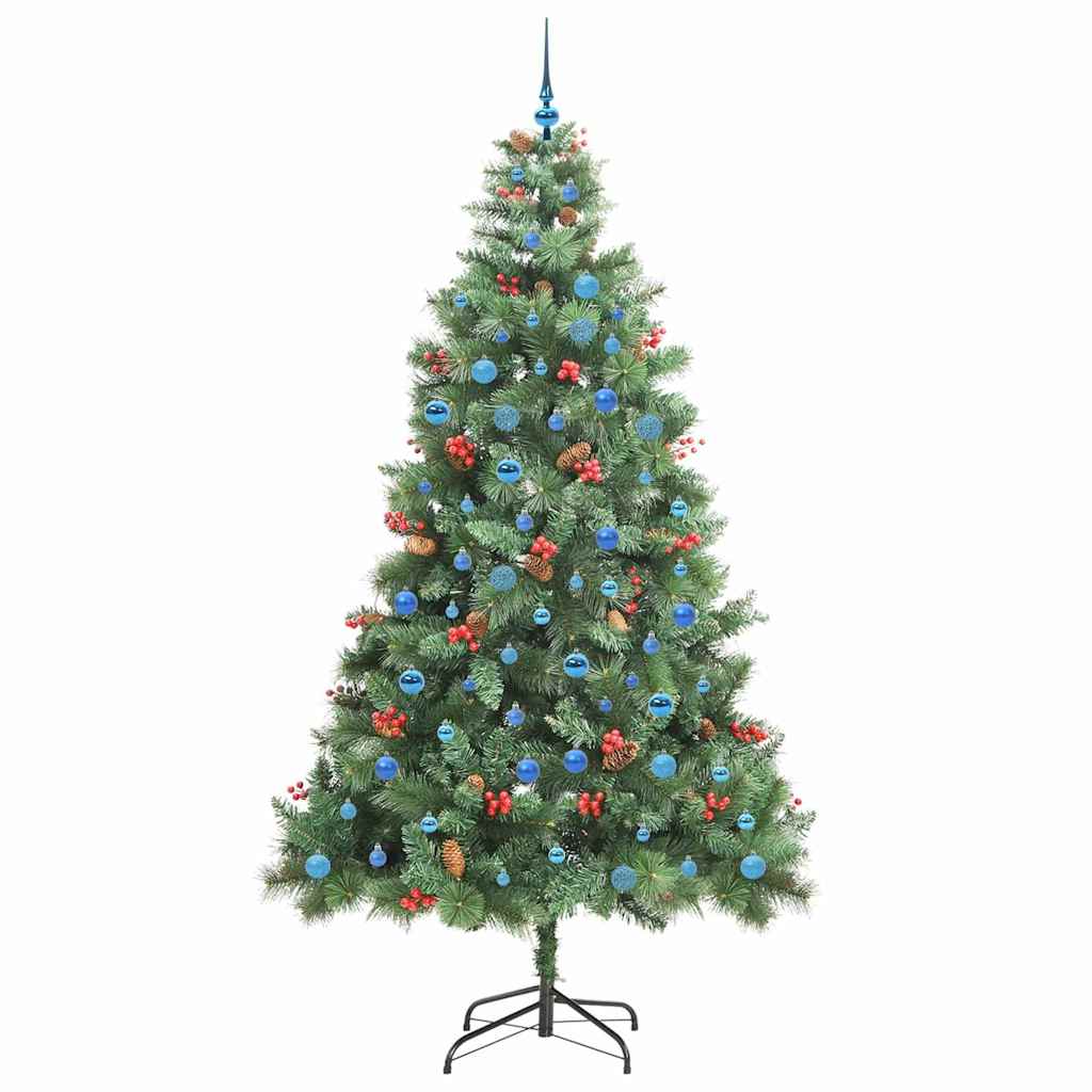 Dirbtinė Kalėdų eglutė Žalia 240 cm PVC ir metalas