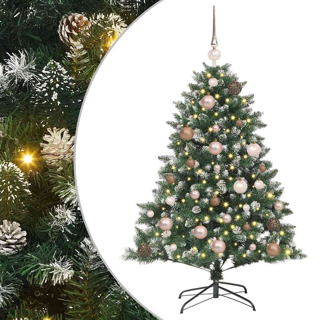 Dirbtinė Kalėdų eglutė Žalia 120 cm PVC, plastikas ir plienas