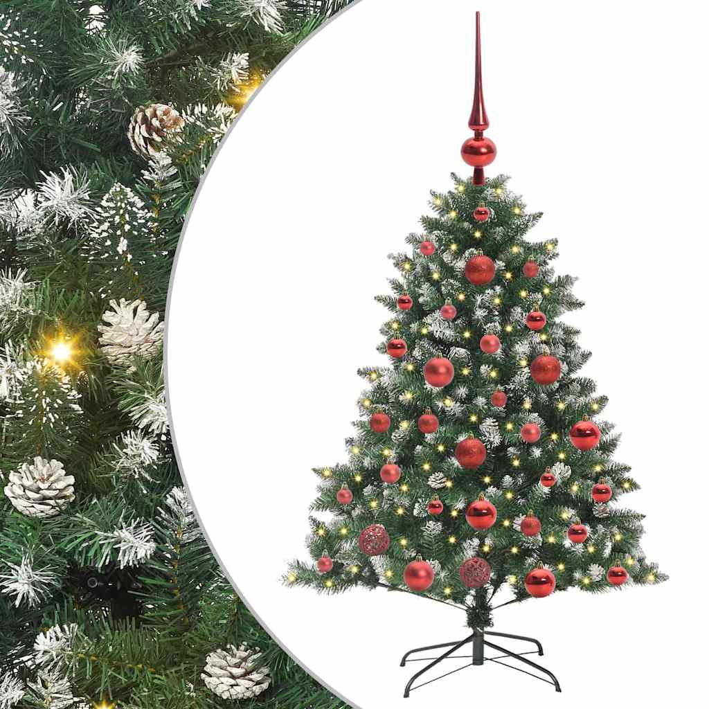 Dirbtinė Kalėdų eglutė Žalia 120 cm PVC, plastikas ir plienas