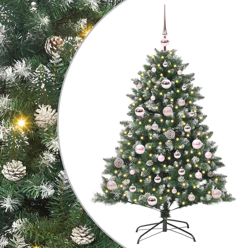 Dirbtinė Kalėdų eglutė Žalia 120 cm PVC, plastikas ir plienas
