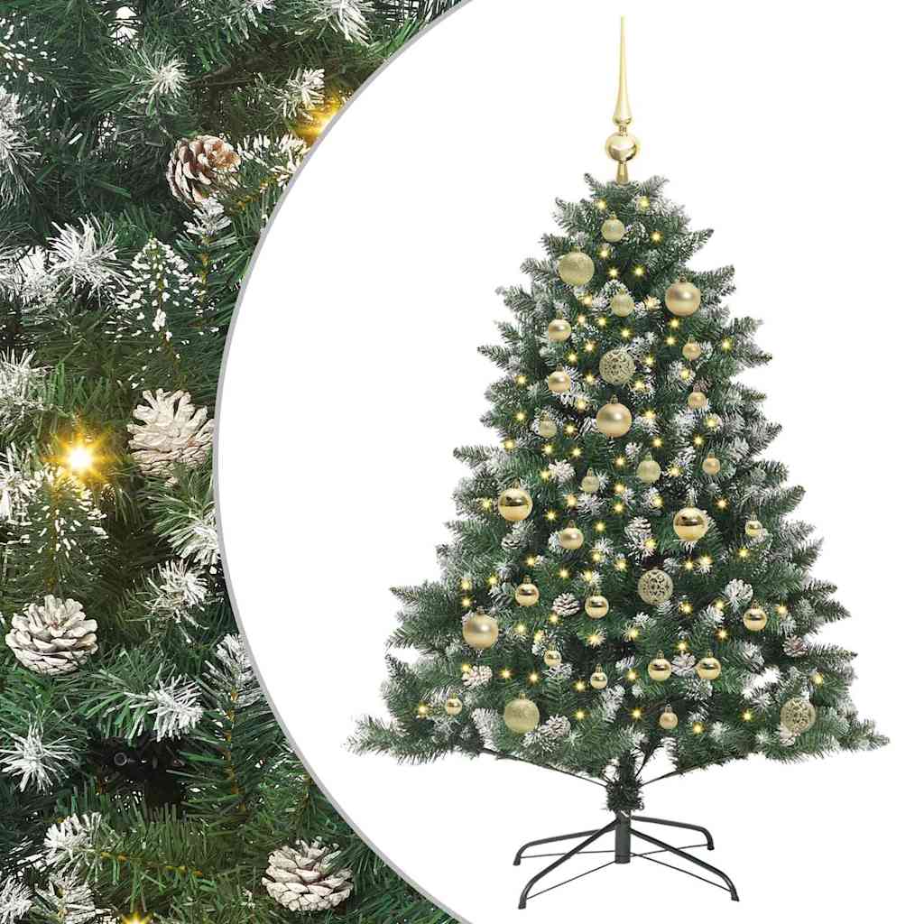 Dirbtinė Kalėdų eglutė Žalia 120 cm PVC, plastikas ir plienas