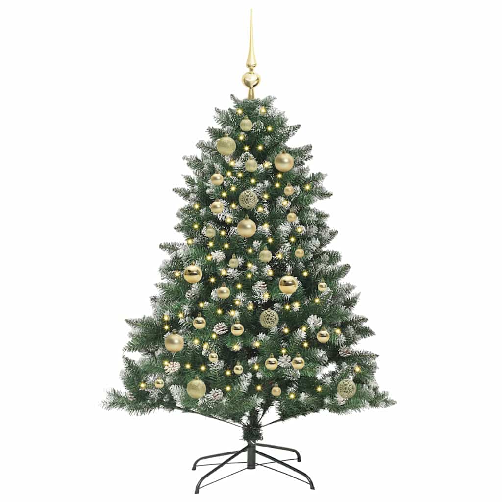 Dirbtinė Kalėdų eglutė Žalia 120 cm PVC, plastikas ir plienas