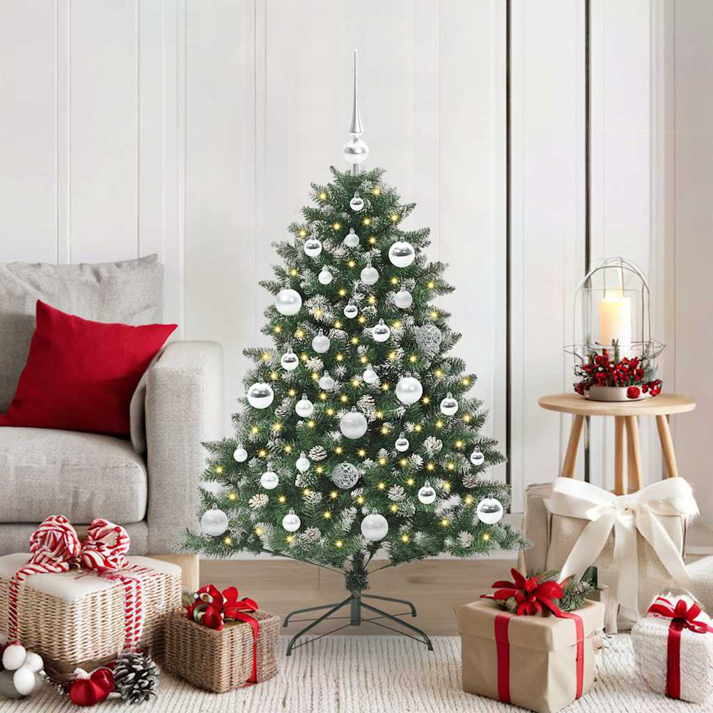 Artificial Christmas tree Green 120 cm PVC, plastic and steel