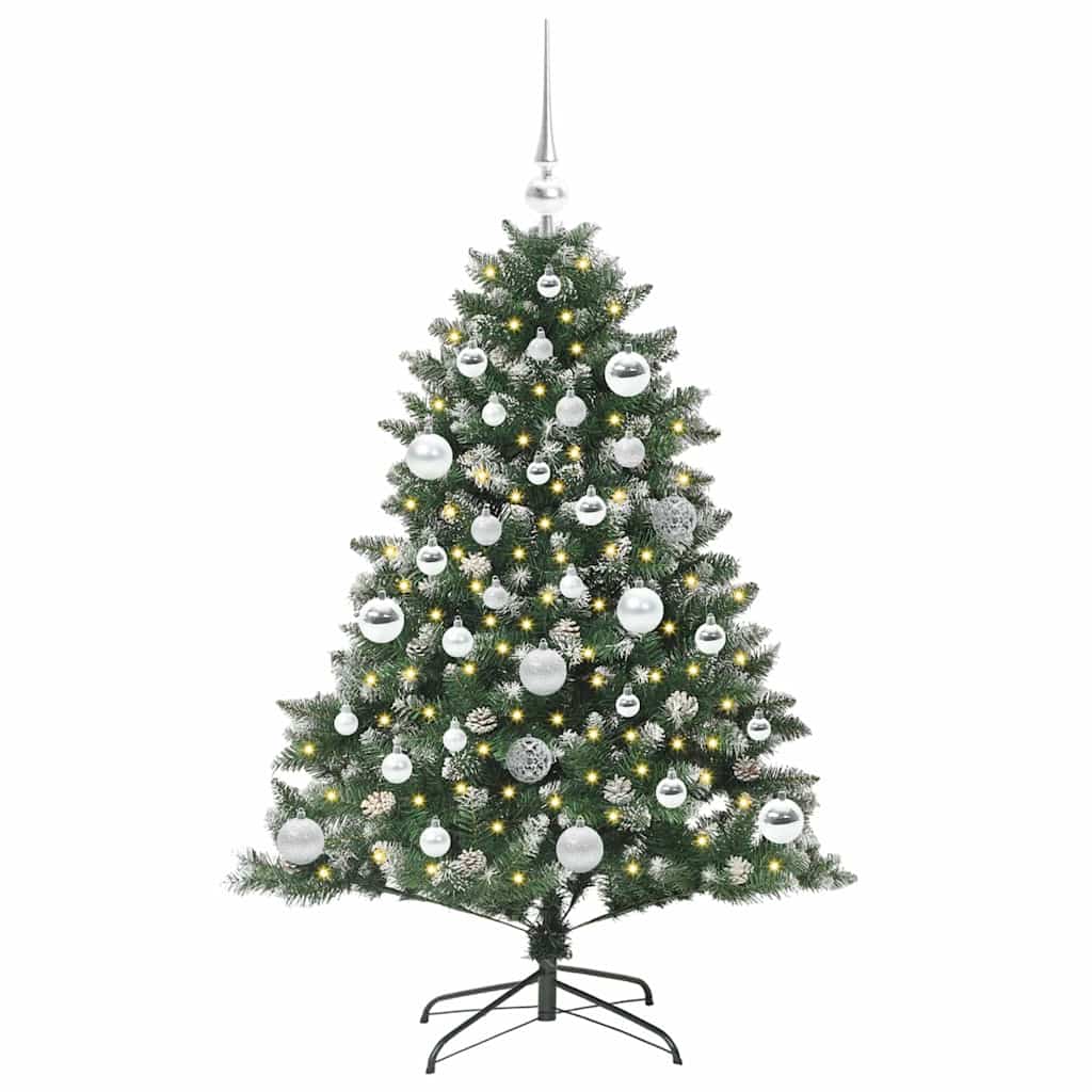 Artificial Christmas tree Green 120 cm PVC, plastic and steel