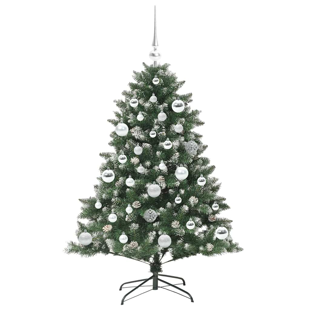 Artificial Christmas tree Green 120 cm PVC, plastic and steel