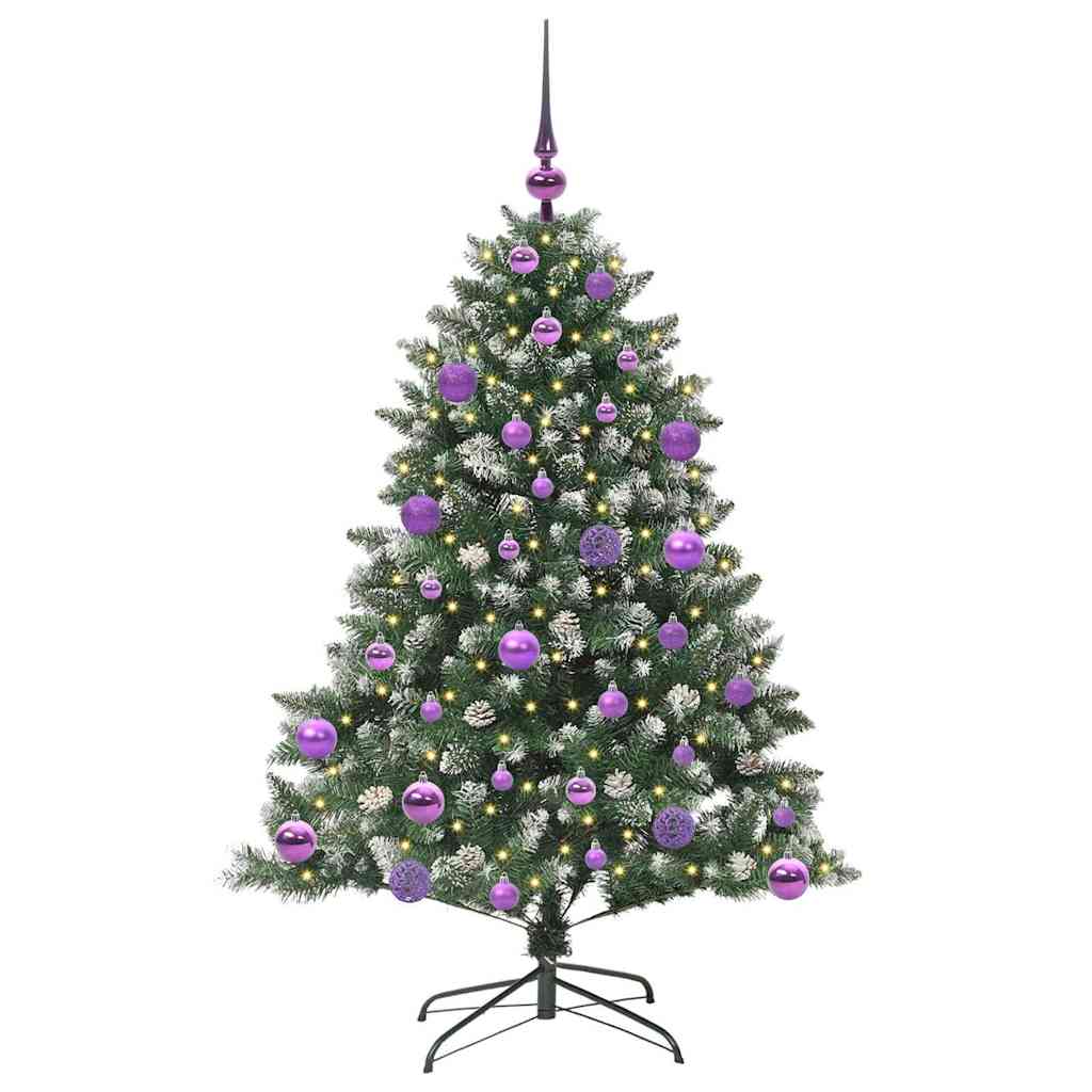 Artificial Christmas tree Green 120 cm PVC, plastic and steel