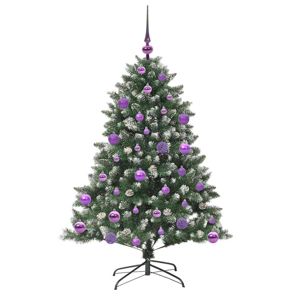 Artificial Christmas tree Green 120 cm PVC, plastic and steel