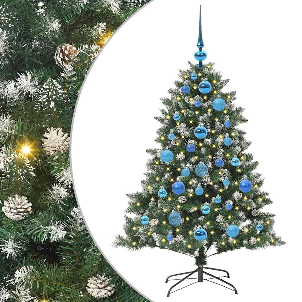Dirbtinė Kalėdų eglutė Žalia 120 cm PVC, plastikas ir plienas