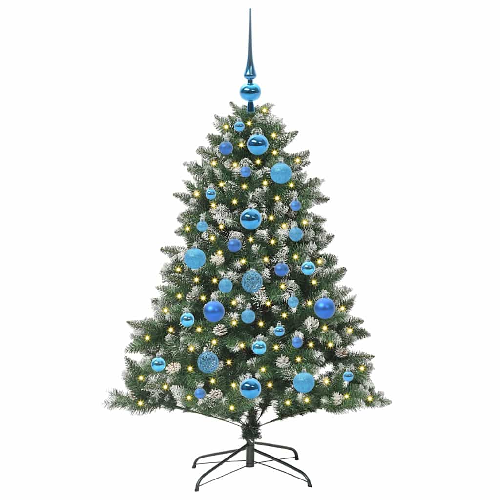 Dirbtinė Kalėdų eglutė Žalia 120 cm PVC, plastikas ir plienas