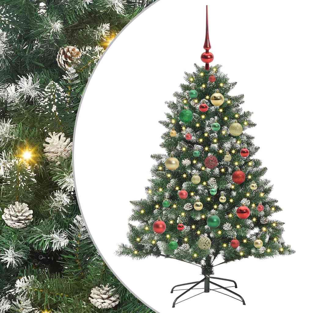 Artificial Christmas tree Green 120 cm PVC, plastic and steel