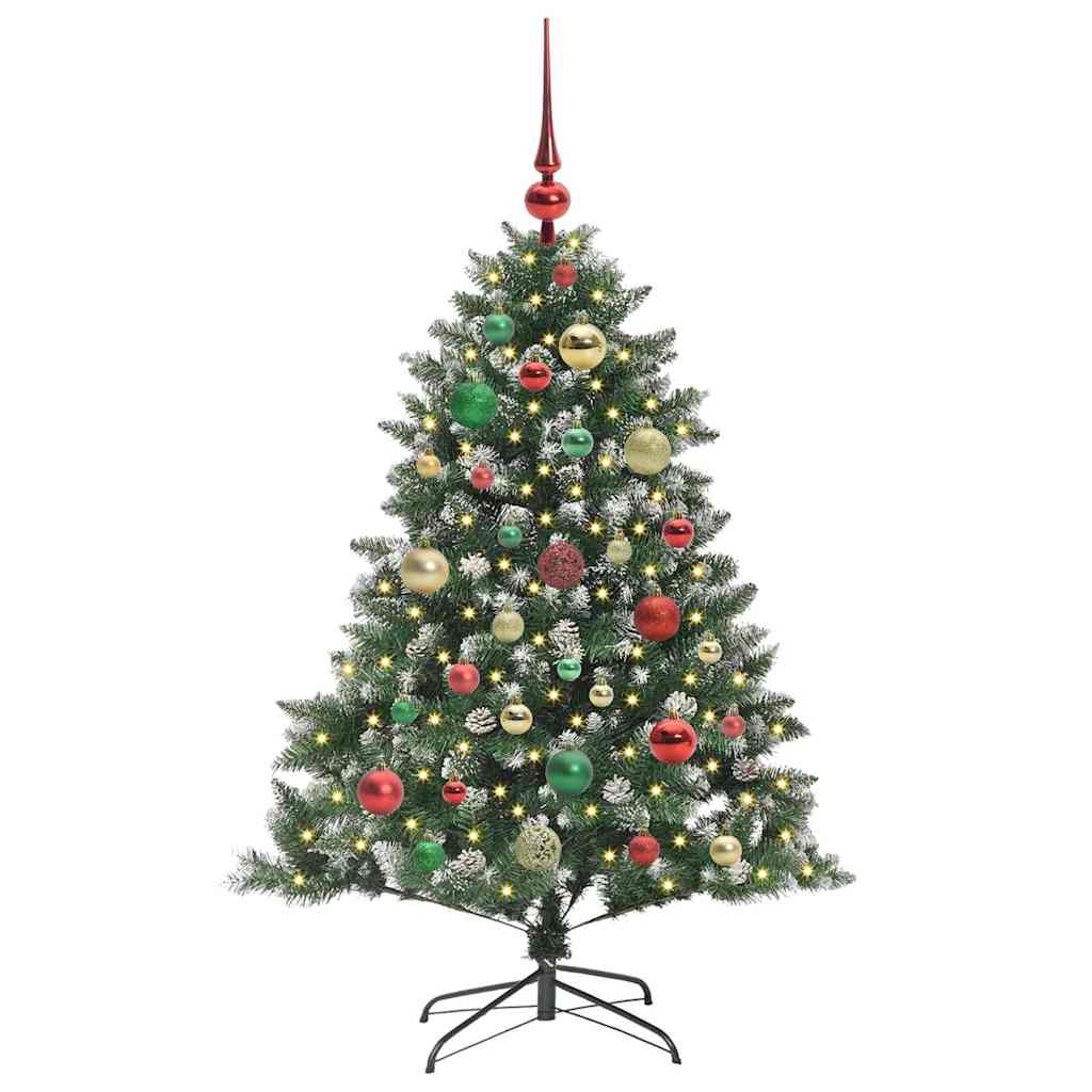Artificial Christmas tree Green 120 cm PVC, plastic and steel