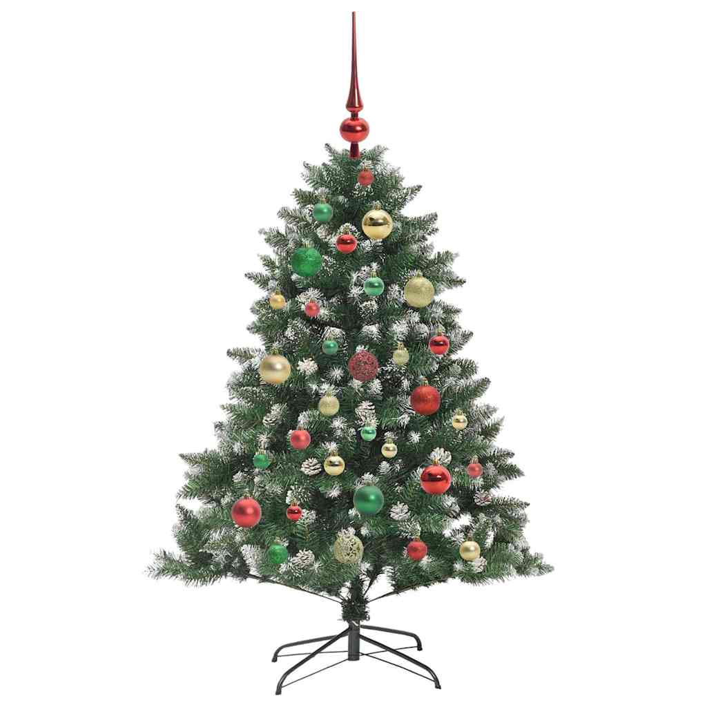 Artificial Christmas tree Green 120 cm PVC, plastic and steel