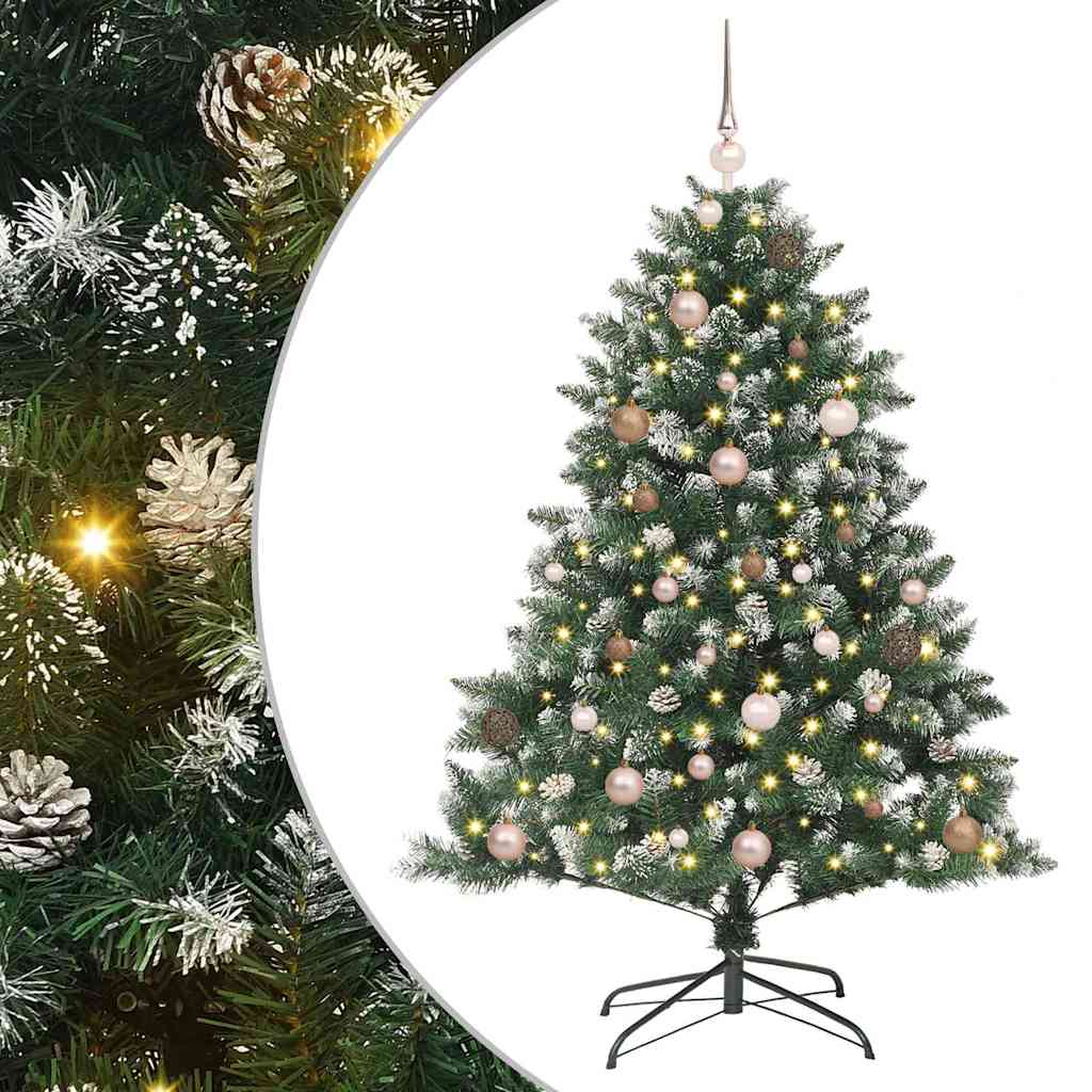 Dirbtinė Kalėdų eglutė Žalia 150 cm PVC, plastikas ir plienas