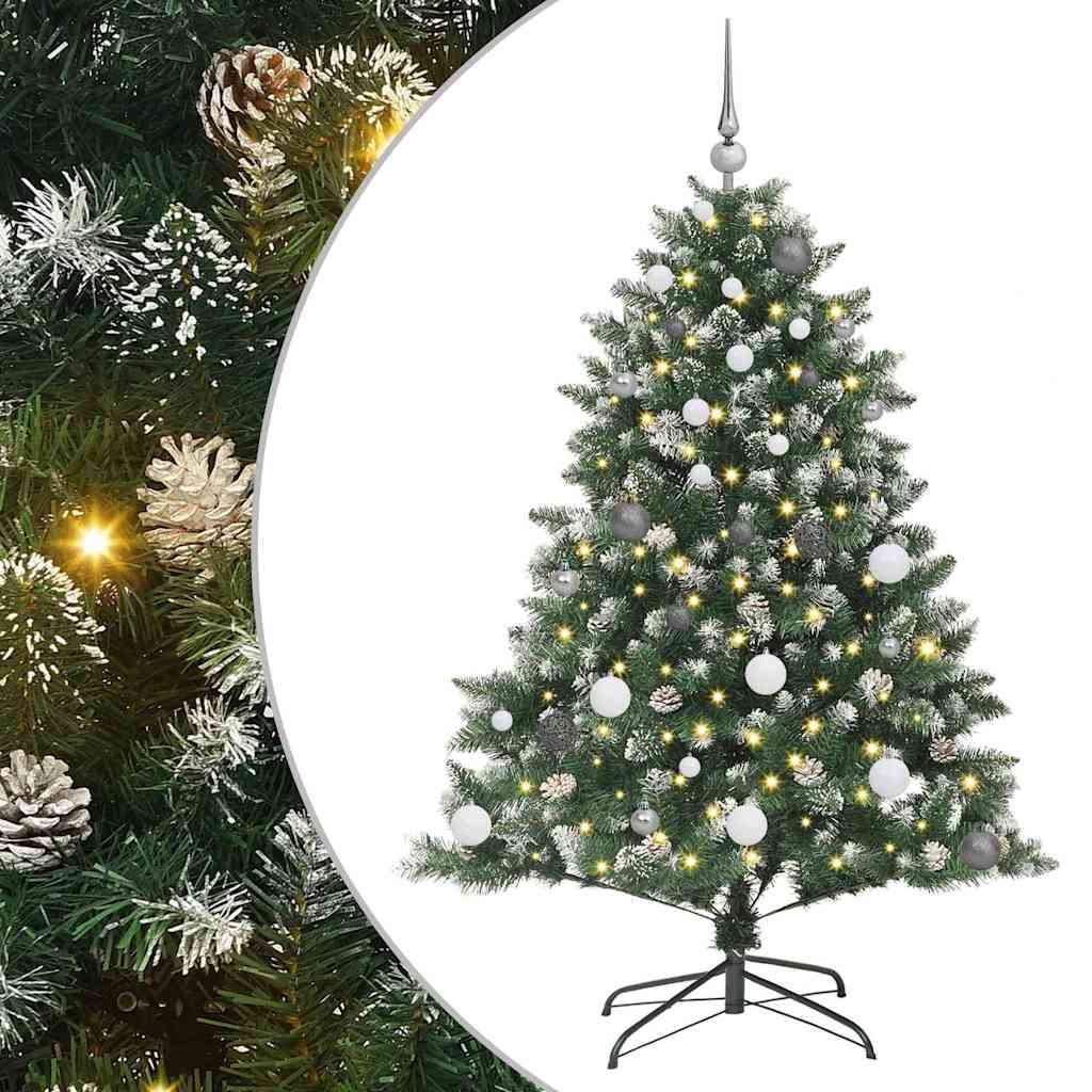Dirbtinė Kalėdų eglutė Žalia 150 cm PVC, plastikas ir plienas