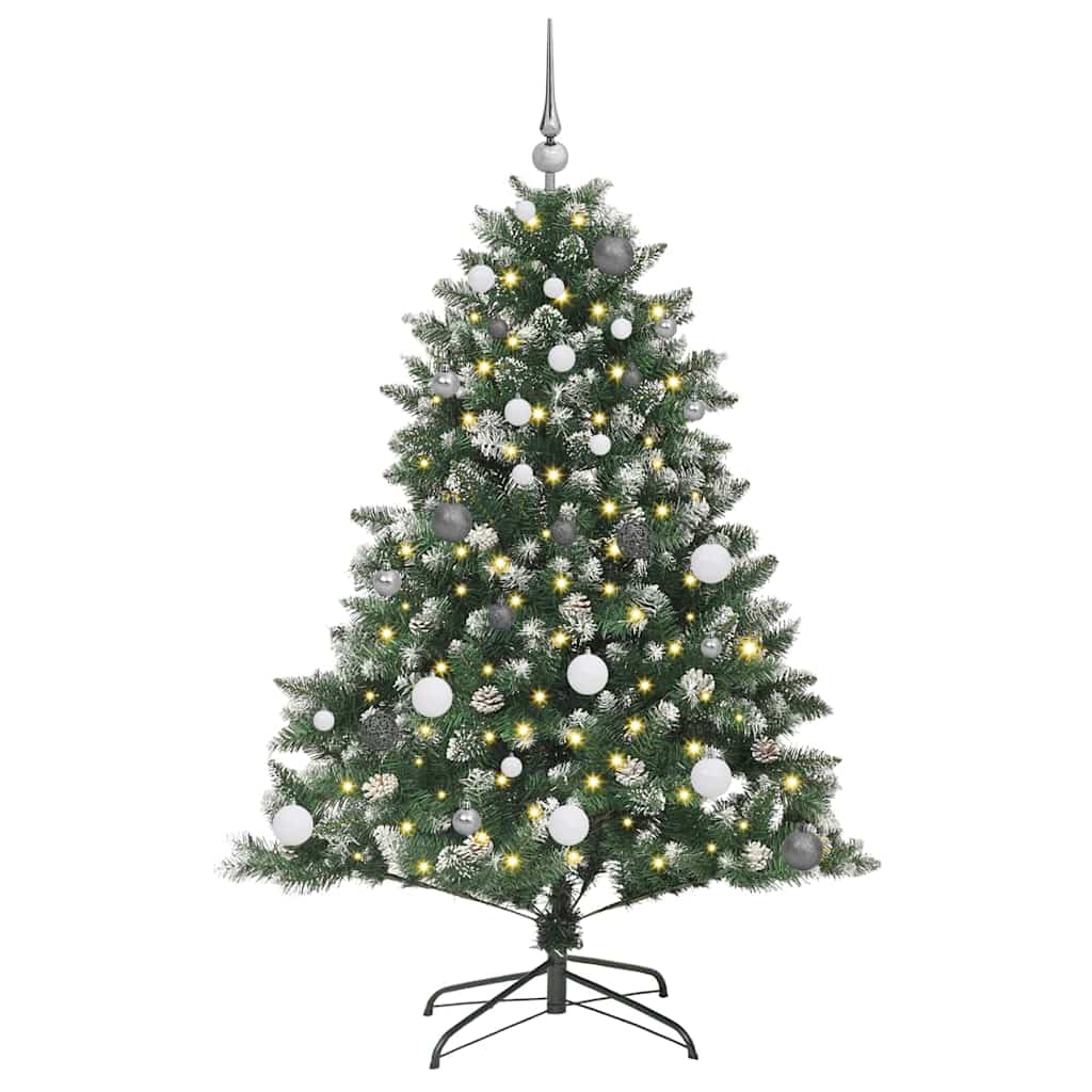 Dirbtinė Kalėdų eglutė Žalia 150 cm PVC, plastikas ir plienas