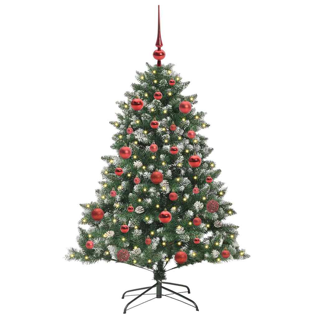 Dirbtinė Kalėdų eglutė Žalia 150 cm PVC, plastikas ir plienas