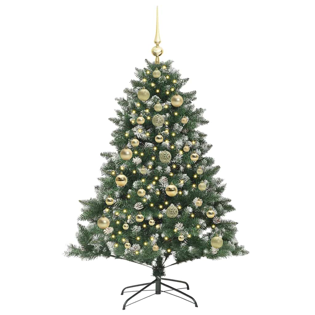 Dirbtinė Kalėdų eglutė Žalia 150 cm PVC, plastikas ir plienas