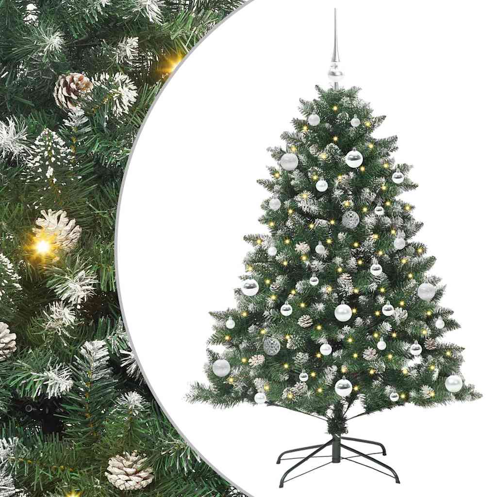 Dirbtinė Kalėdų eglutė Žalia 150 cm PVC, plastikas ir plienas