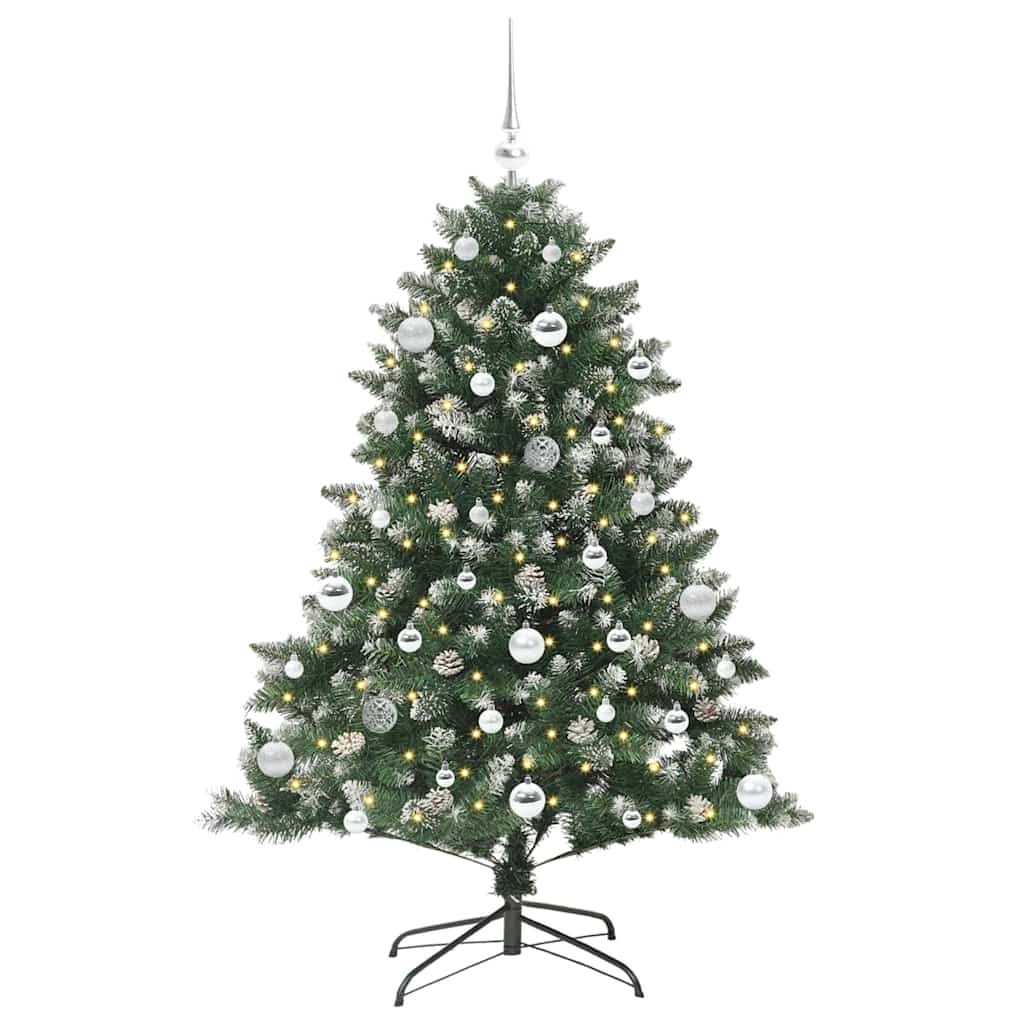 Dirbtinė Kalėdų eglutė Žalia 150 cm PVC, plastikas ir plienas