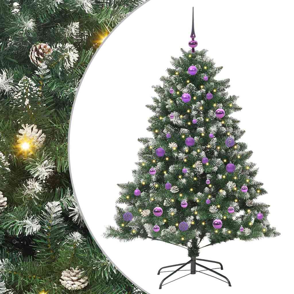 Dirbtinė Kalėdų eglutė Žalia 150 cm PVC, plastikas ir plienas