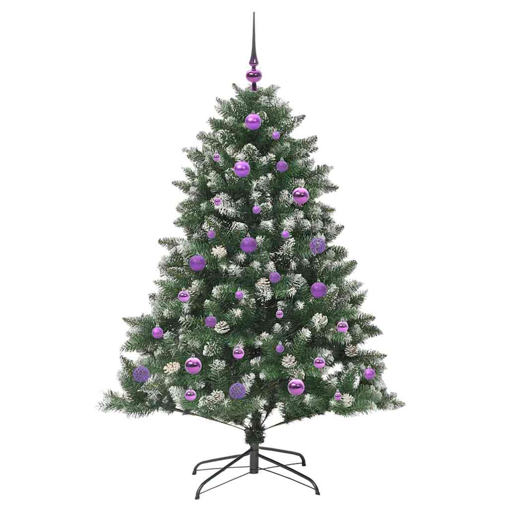 Dirbtinė Kalėdų eglutė Žalia 150 cm PVC, plastikas ir plienas