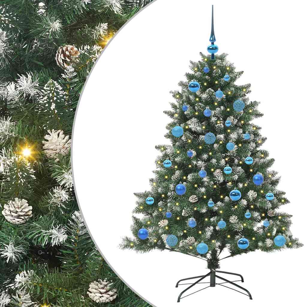 Dirbtinė Kalėdų eglutė Žalia 150 cm PVC, plastikas ir plienas