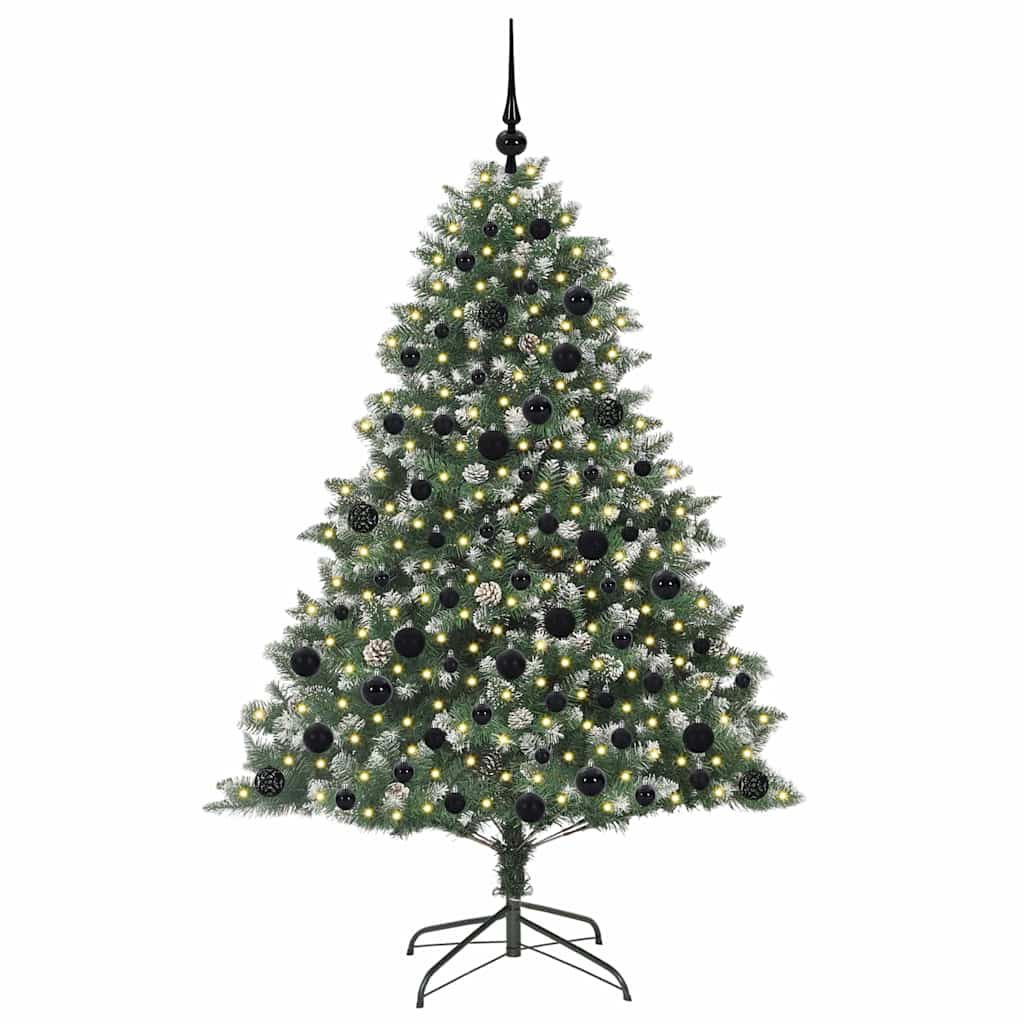 Dirbtinė Kalėdų eglutė EVERGREEN MOON, su 300 LED Žalia 126 x 126 x 180 cm.
